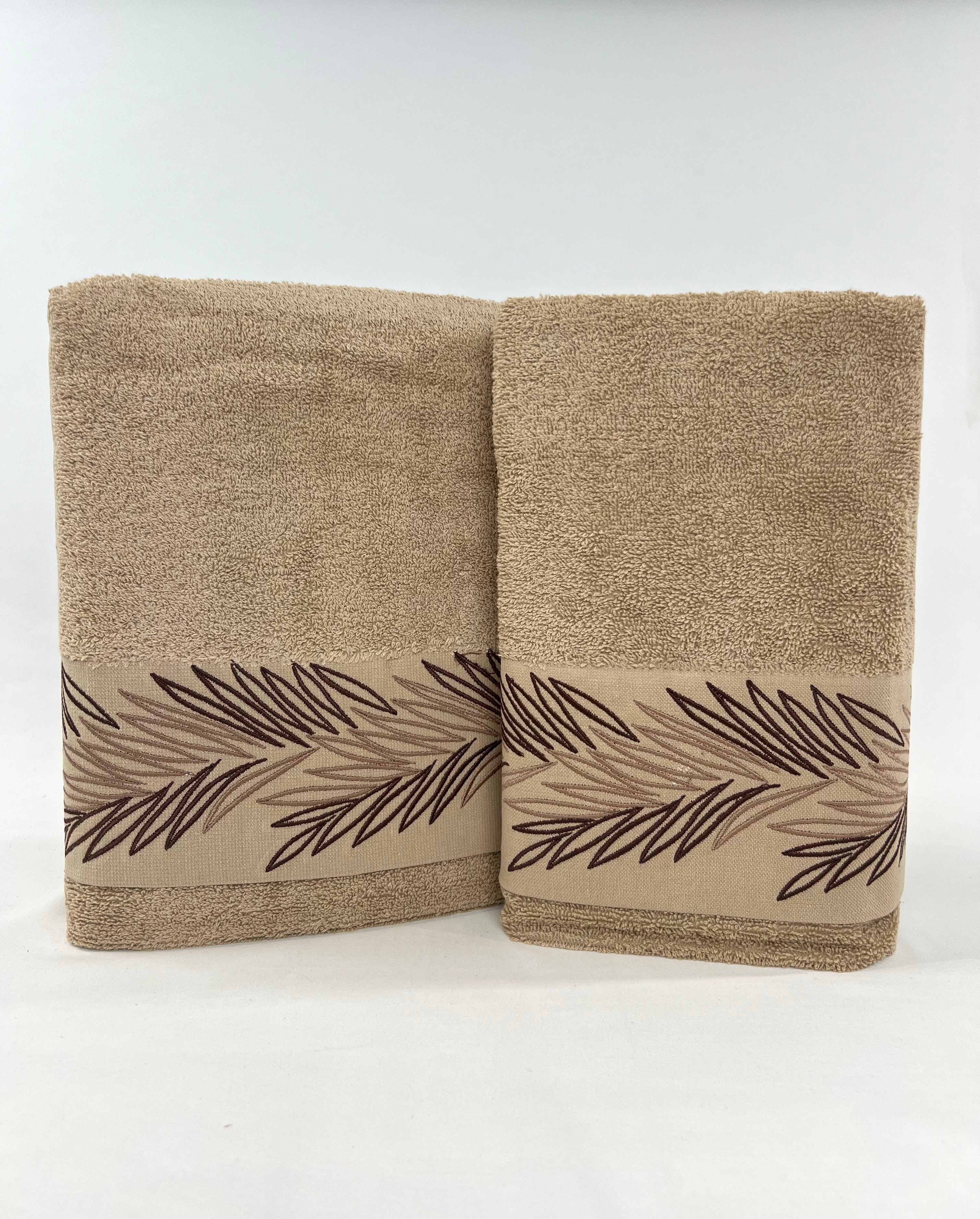 Ensemble de serviette de bain 2 pièces - Pastoral