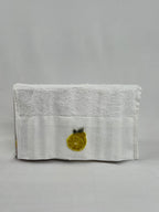 Lot de 6 essuie mains brodées en relief - Ece