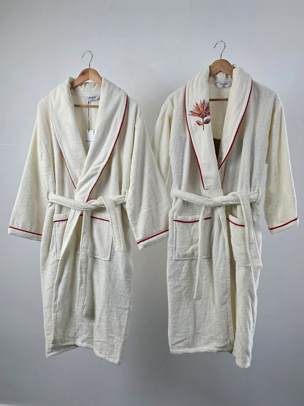 Ensemble peignoir homme femme - Foldflower