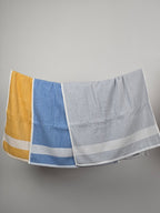 Lot de 6 serviettes d’invités bicolore réversible - Ocean