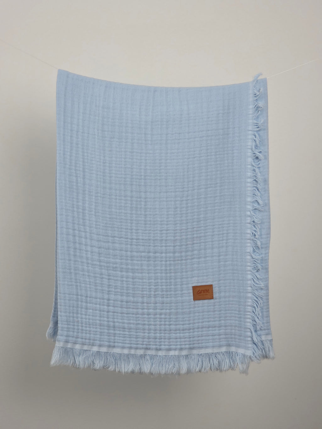 Couverture en Mousseline Cloud - Light Blue