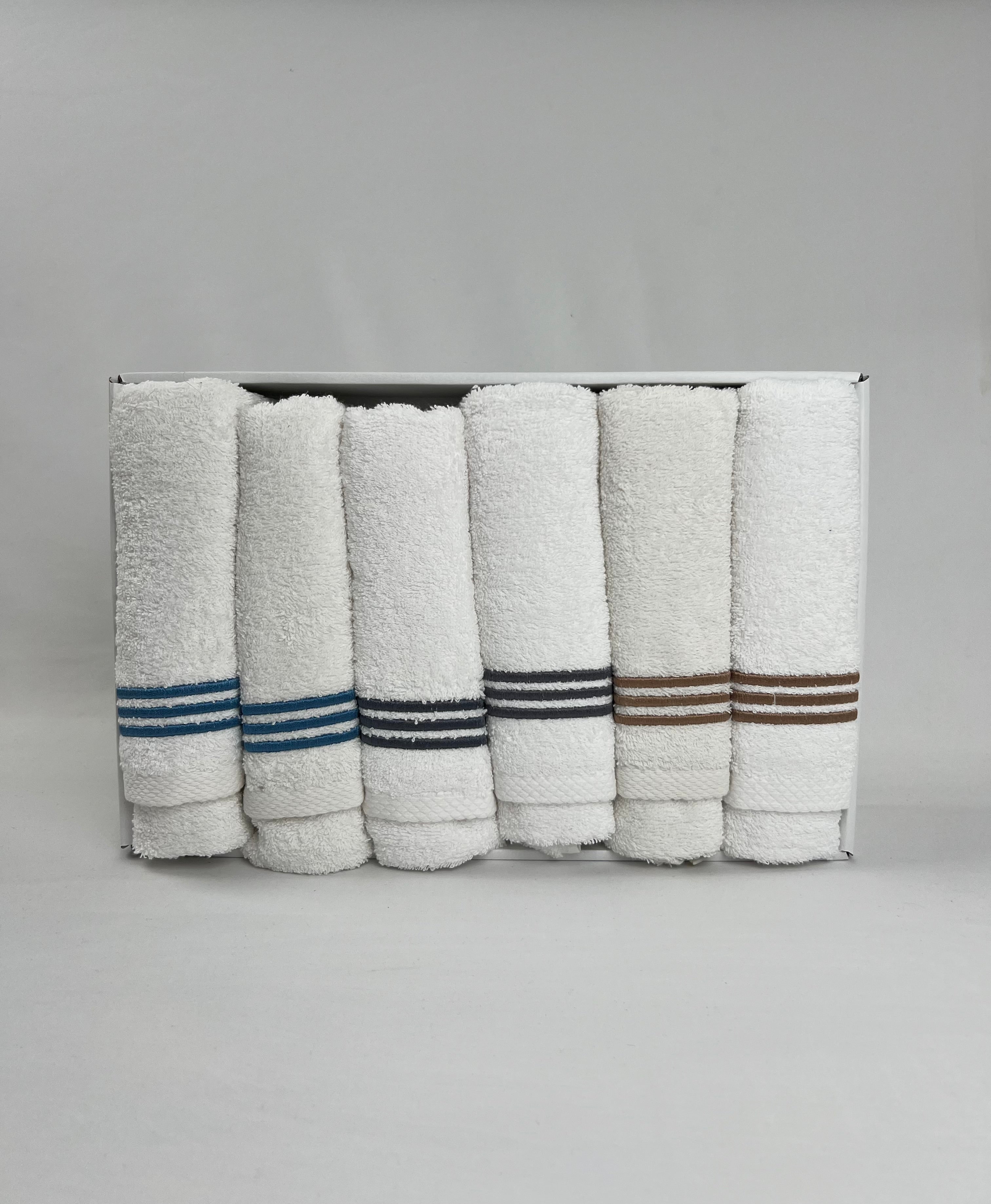 Lot de 6 serviettes d’invités - Emporio