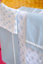 Coffret Housse de Couette Bébé Crown - Grey