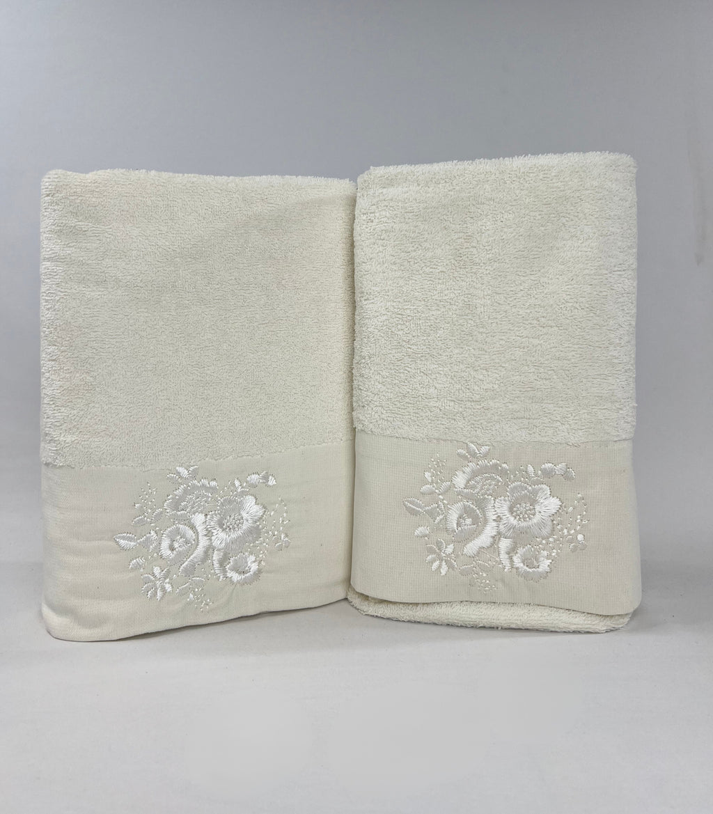 Ensemble de serviette de bain 2 pièces - Pastoral