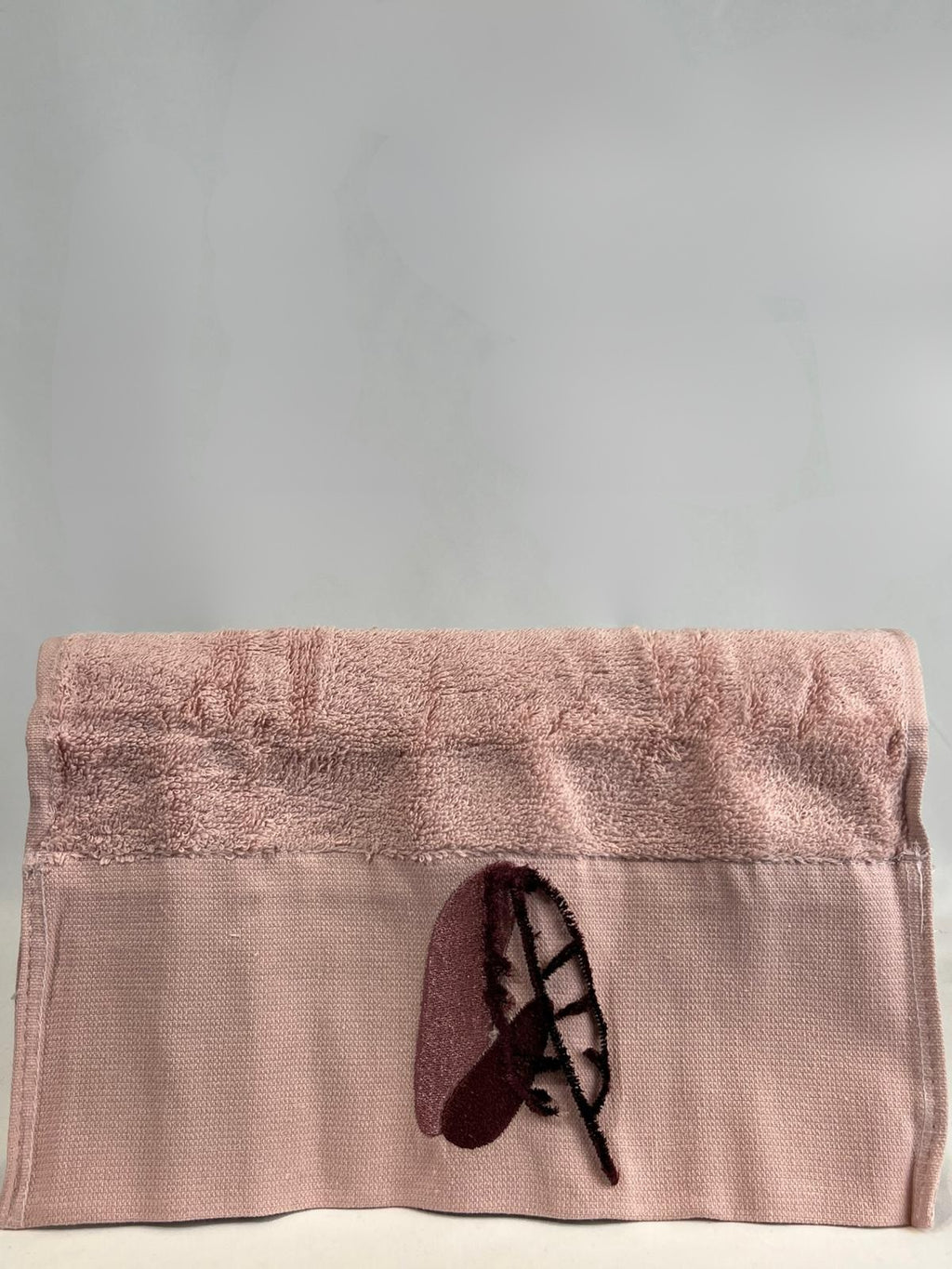 Lot de 6 essuie mains brodées en relief - Ece