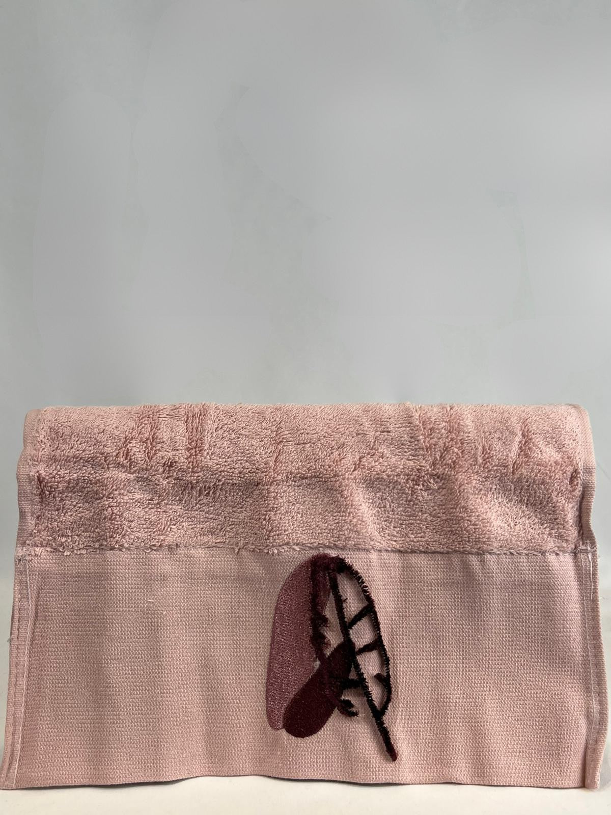 Lot de 6 essuie mains brodées en relief - Ece