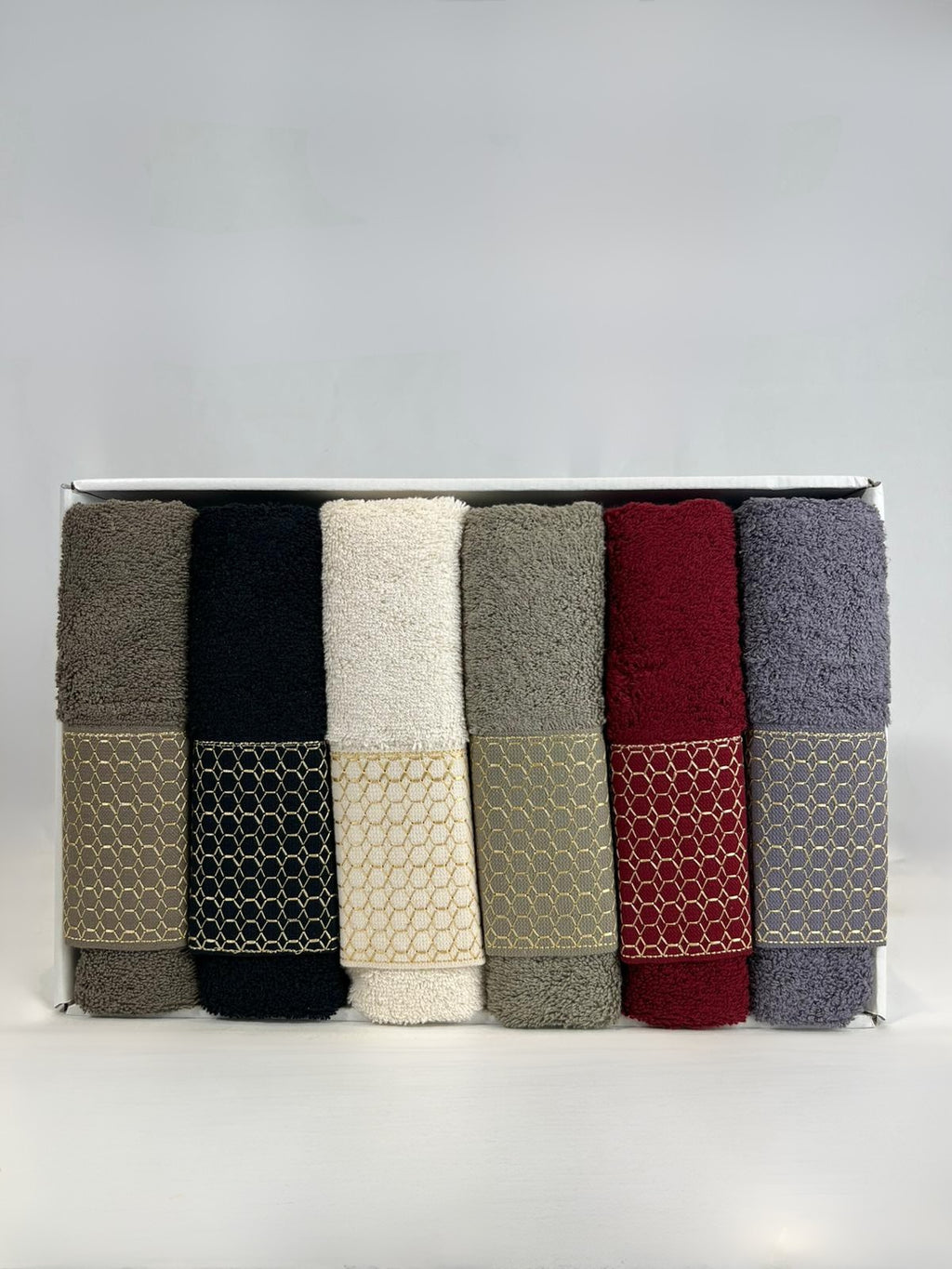 Lot de 6 serviettes d’invités - Royal