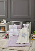 Coffret Housse de Couette Bébé Balloon - Light Brown