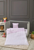 Coffret Housse de Couette Bébé Butterfly - Pink