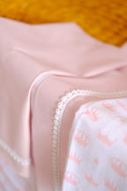Coffret Housse de Couette Bébé Crown - Pink