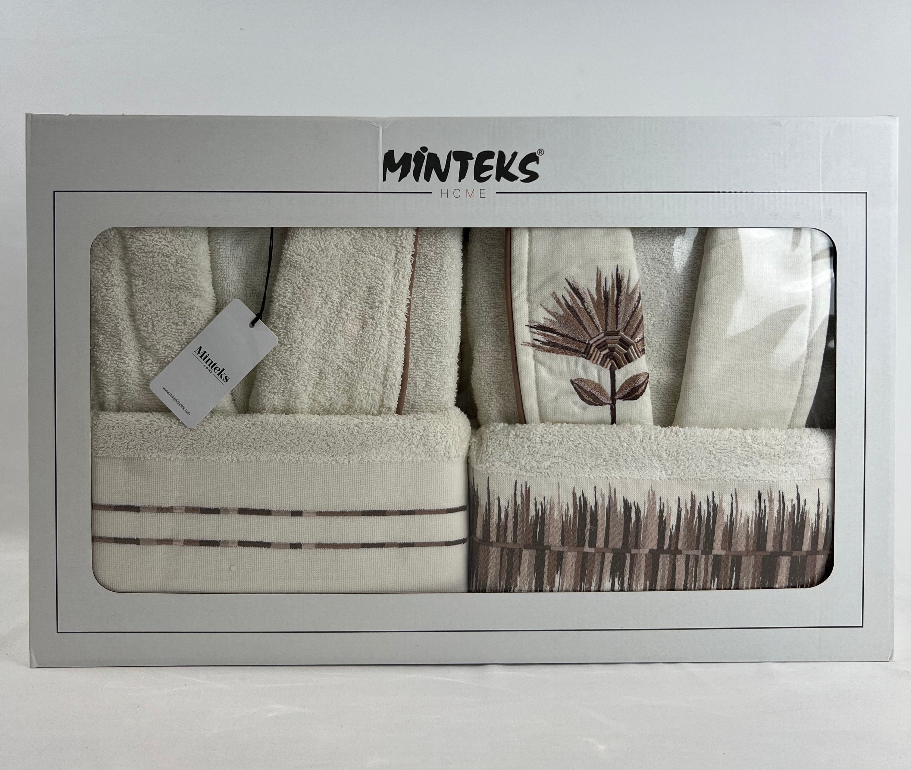 Ensemble peignoir homme femme - Foldflower