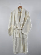 Peignoir col châle homme avec passepoil