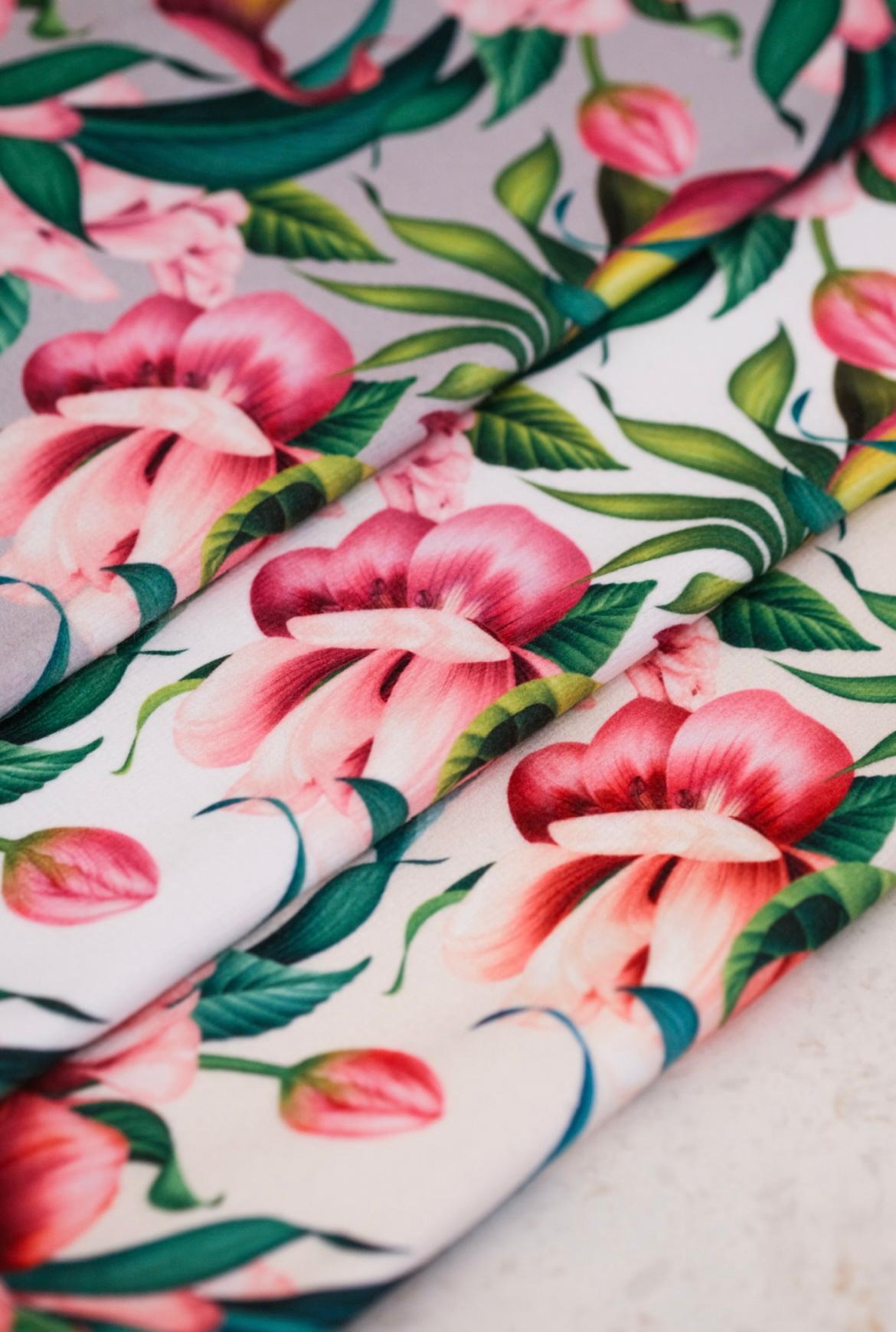 Lot de 3 Serviettes de Cuisine Nily - Flowers