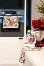 Lot de 3 Serviettes de Cuisine Nily - Flowers