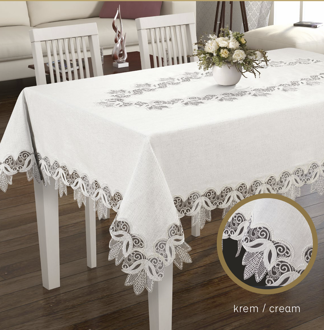 Nappe de table dentelle - Kayla