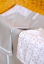 Coffret Housse de Couette Bébé Honeycomb - Grey