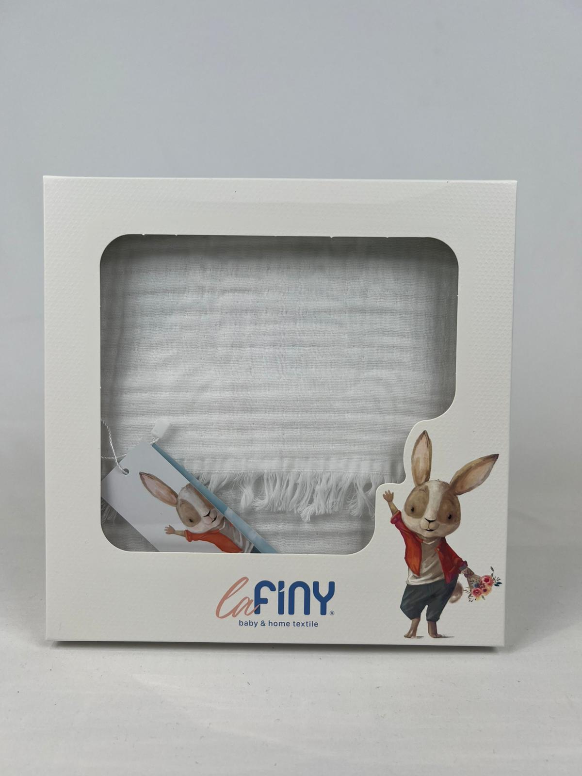 Couverture en Mousseline Cloud - Light Blue