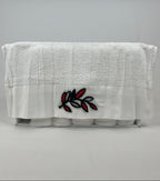 Lot de 6 serviettes d’invités brodées en relief - Ece