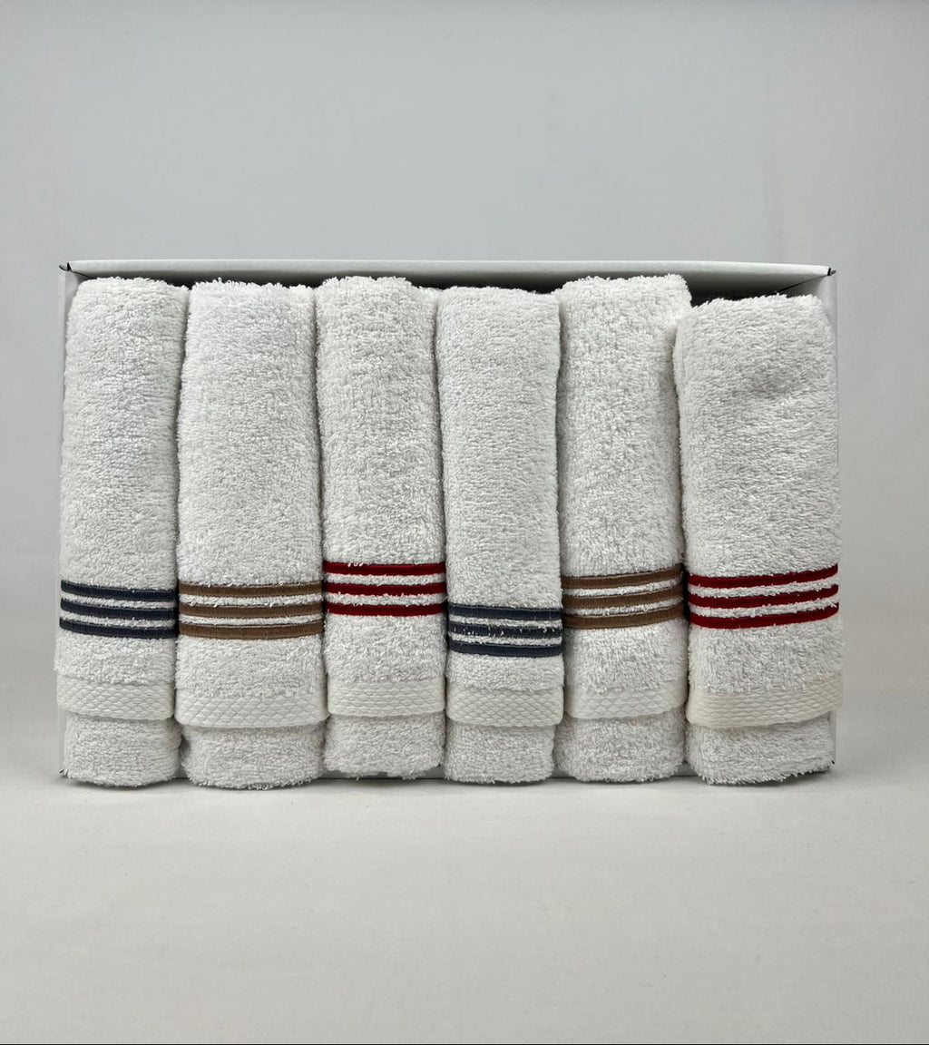 Lot de 6 serviettes d’invités - Emporio