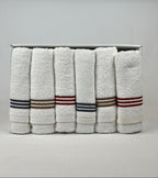 Lot de 6 serviettes d’invités - Emporio