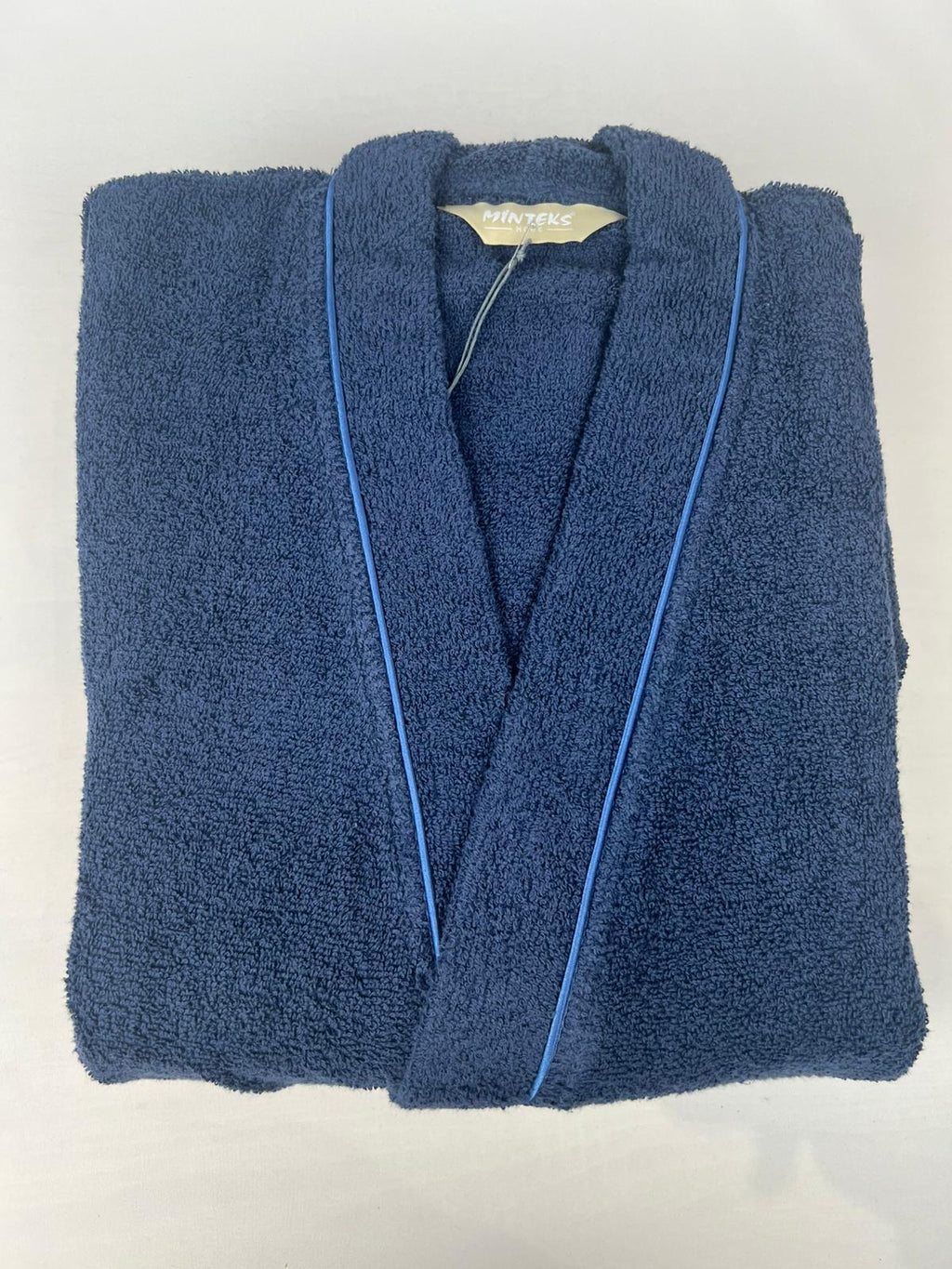 Peignoir col châle homme avec passepoil