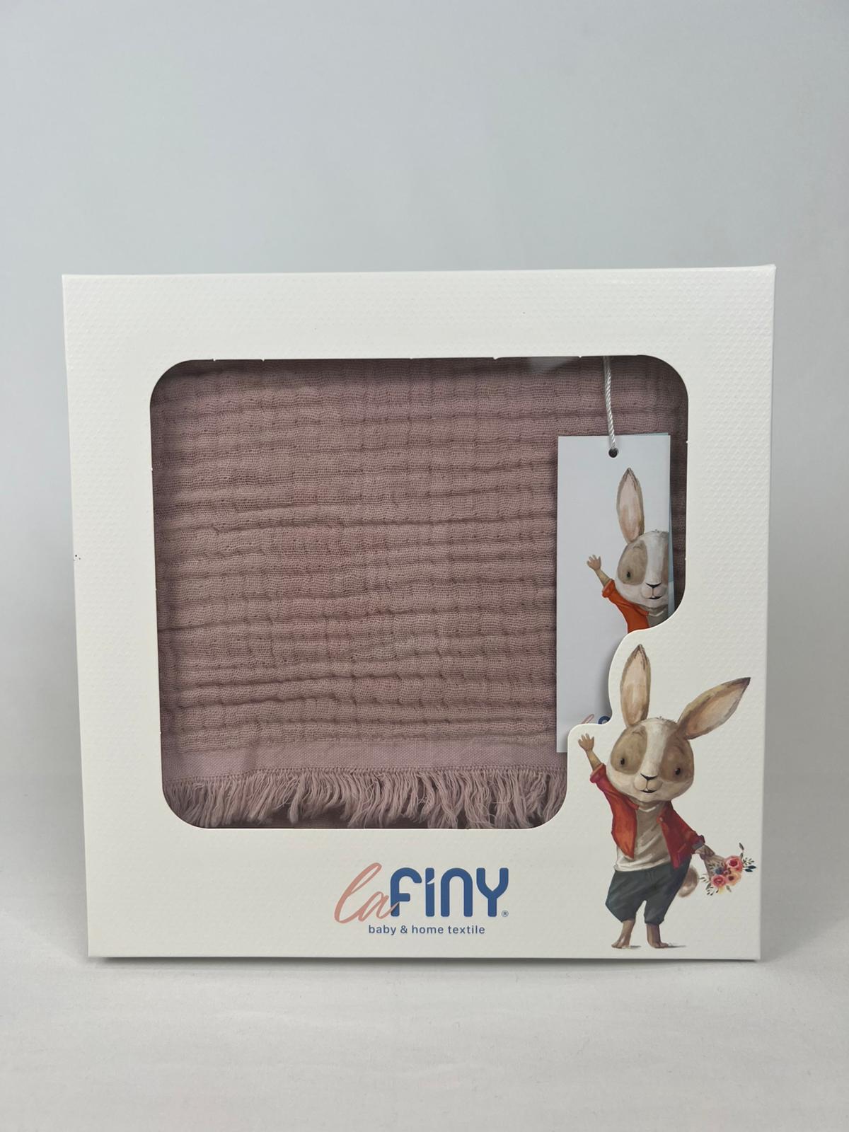 Couverture en Mousseline Cloud - Light Blue