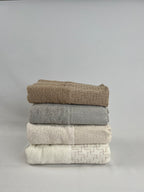 Lot de 4 serviettes d’invités Brodées