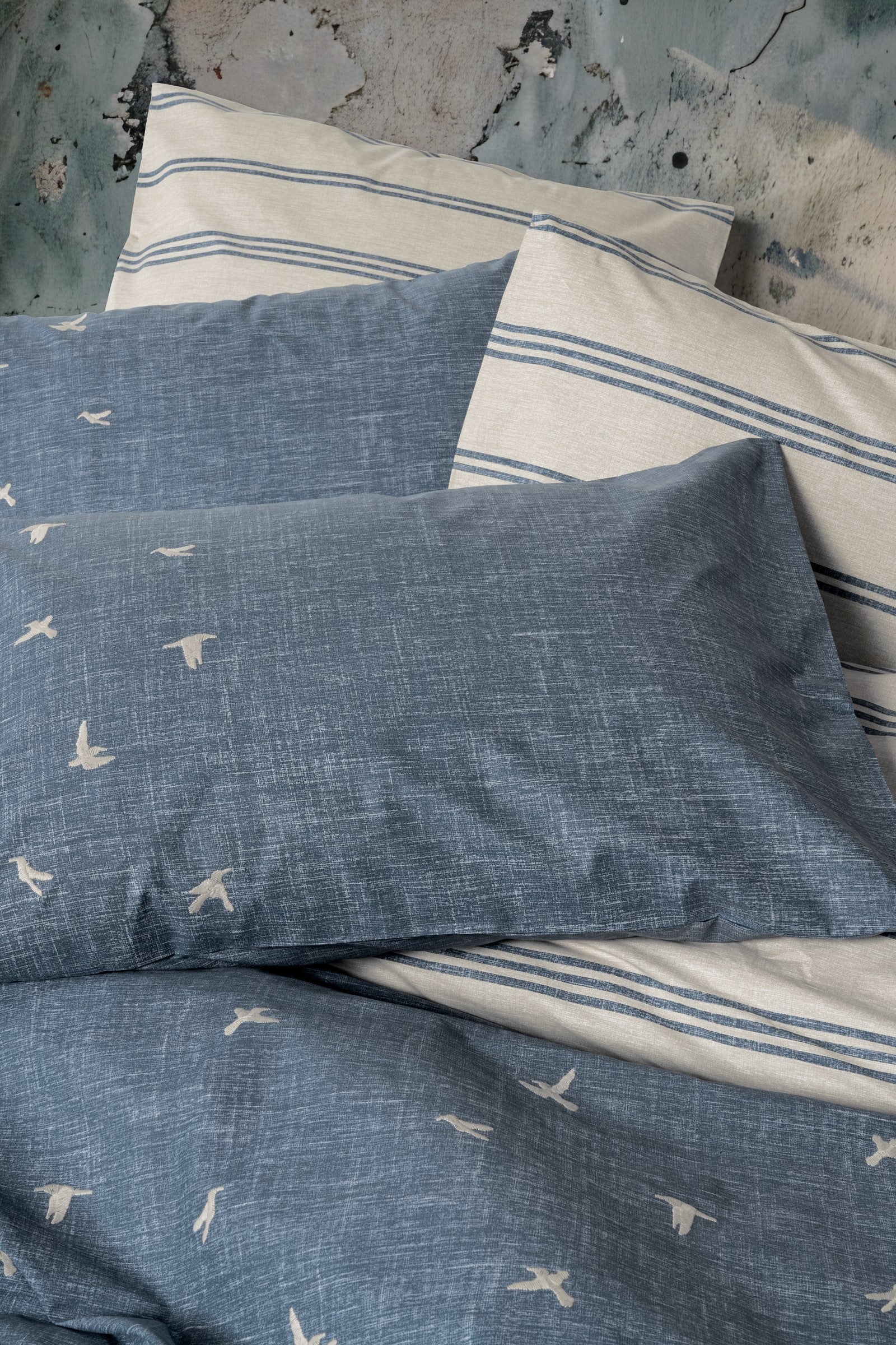 Linge de Lit Brodée Klein 2 personnes - Ceria