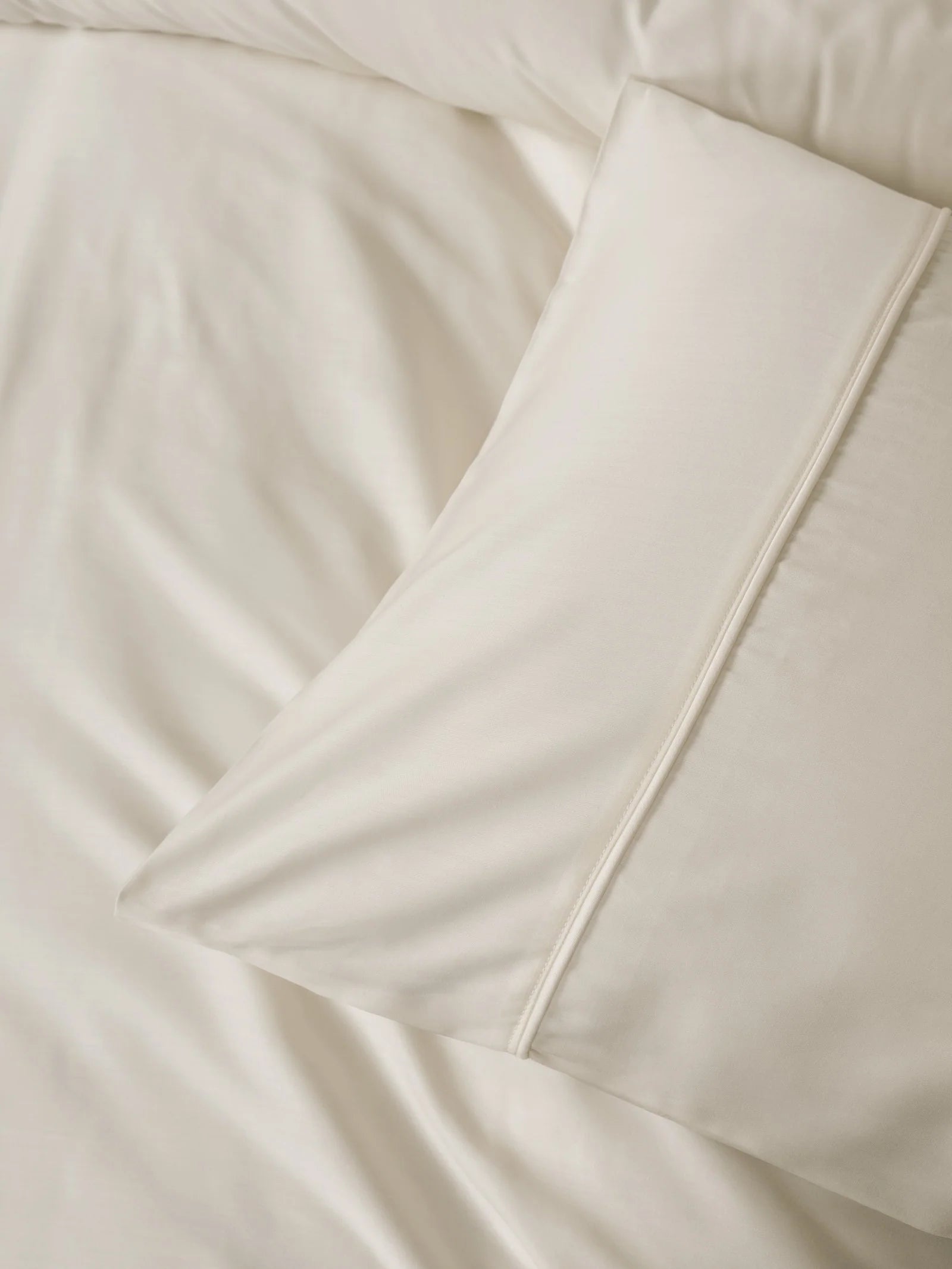 Linge de Lit Silky Satin 2 personnes - Ivoire