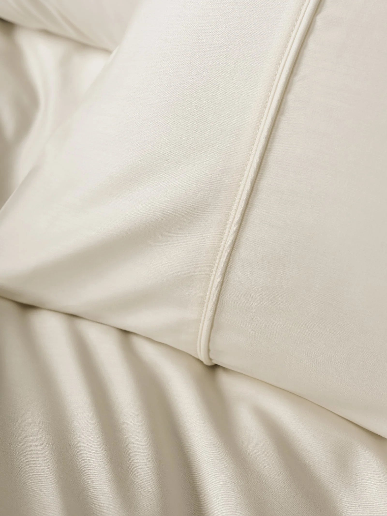 Linge de Lit Silky Satin 2 personnes - Ivoire