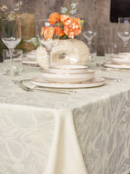 Nappe de Table Jaquard Lavinia - Ivoire