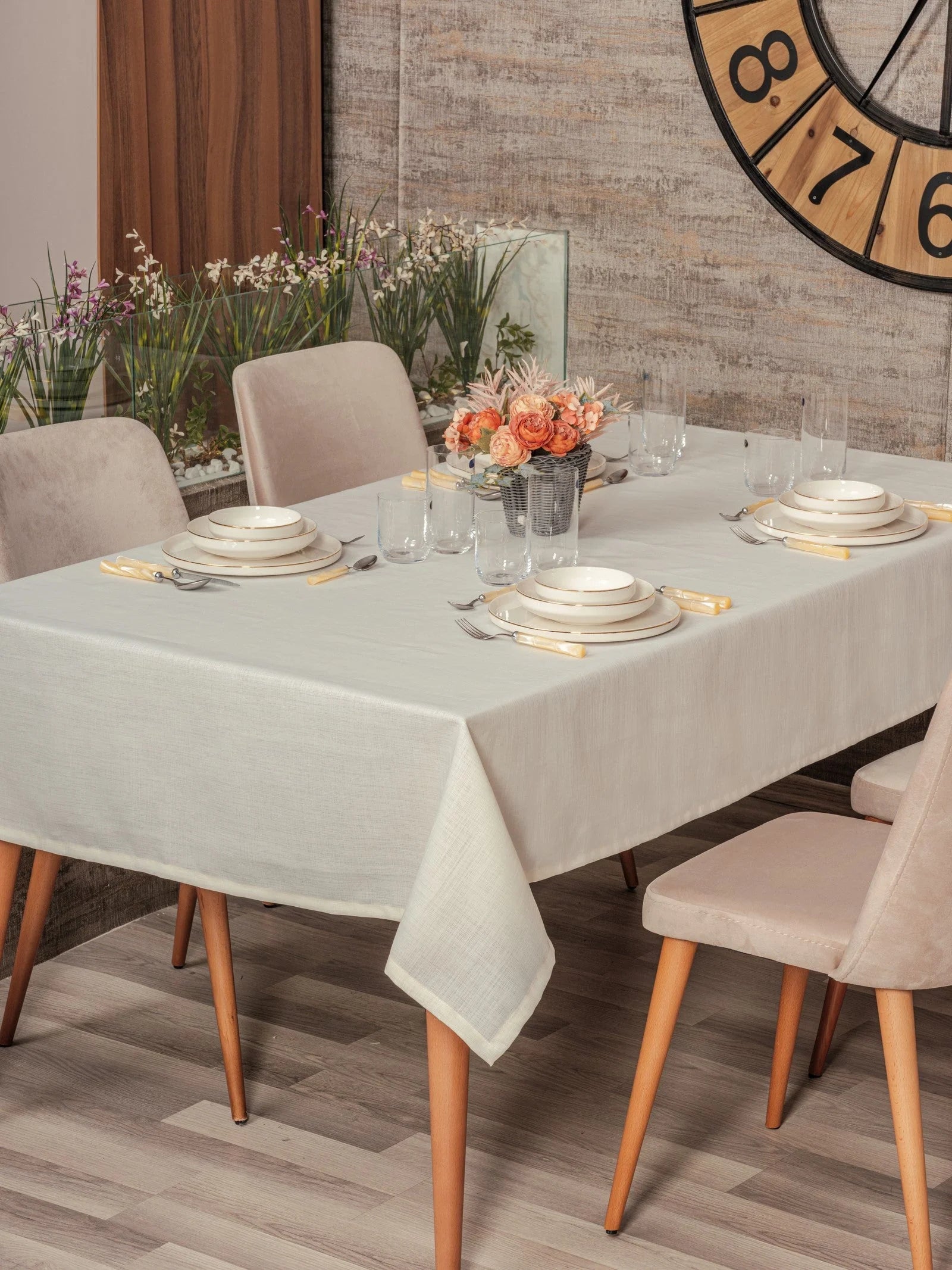 Nappe de Table Plain - Ivoire