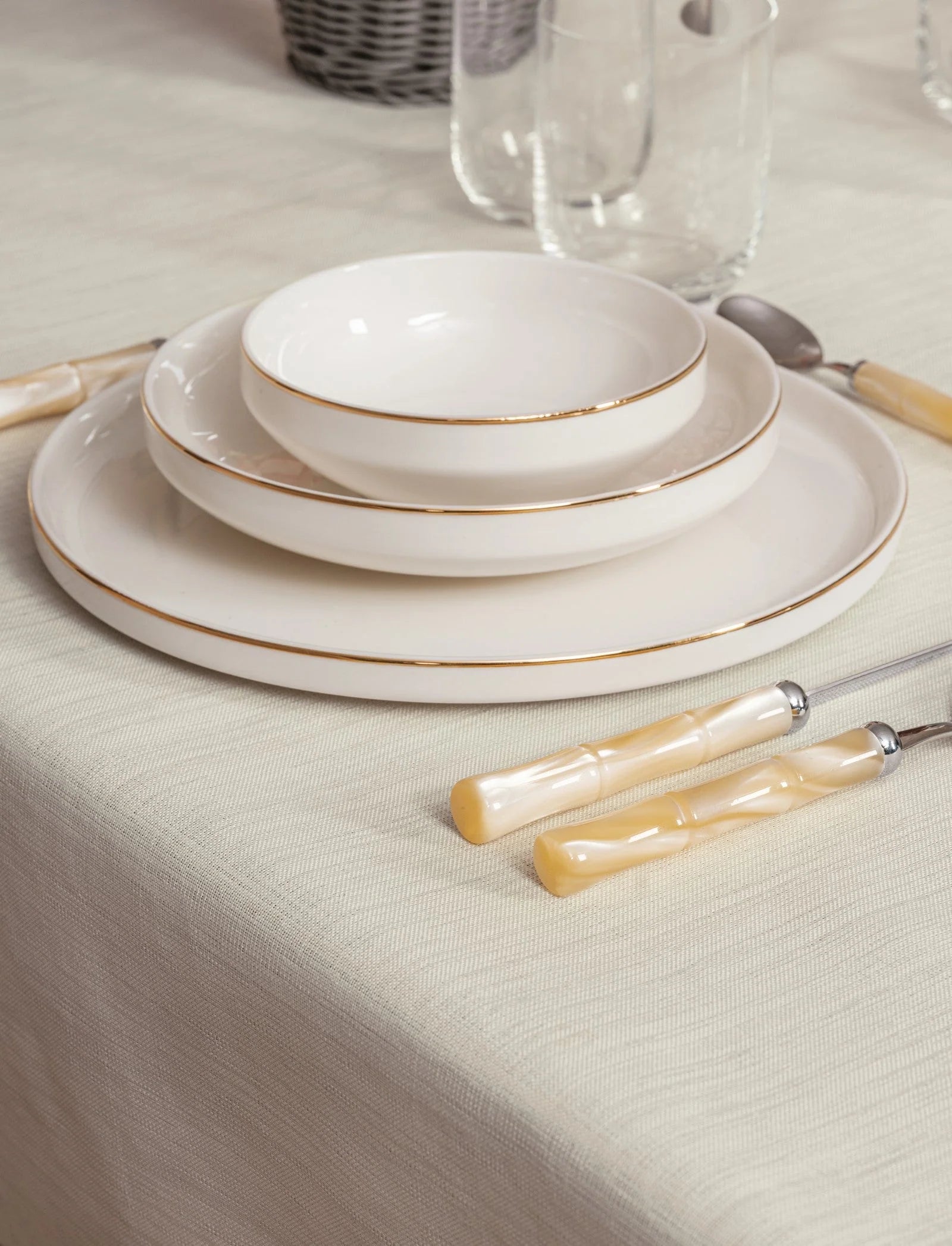 Nappe de Table Plain - Ivoire