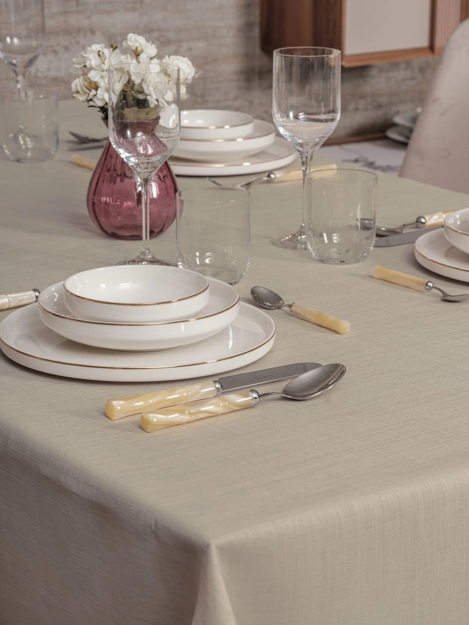 Nappe de Table Plain - Beige