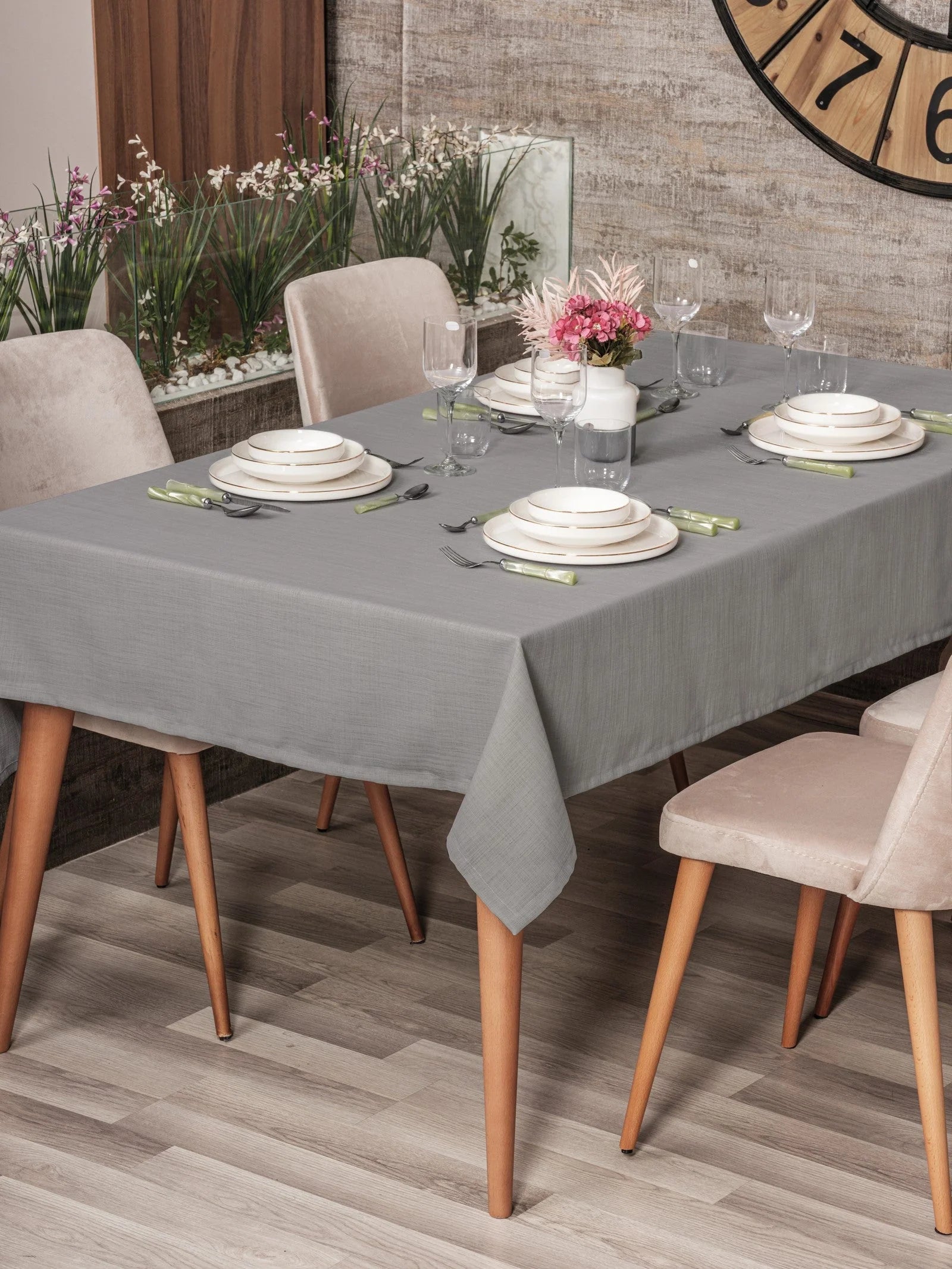 Nappe de Table Plain - Gris