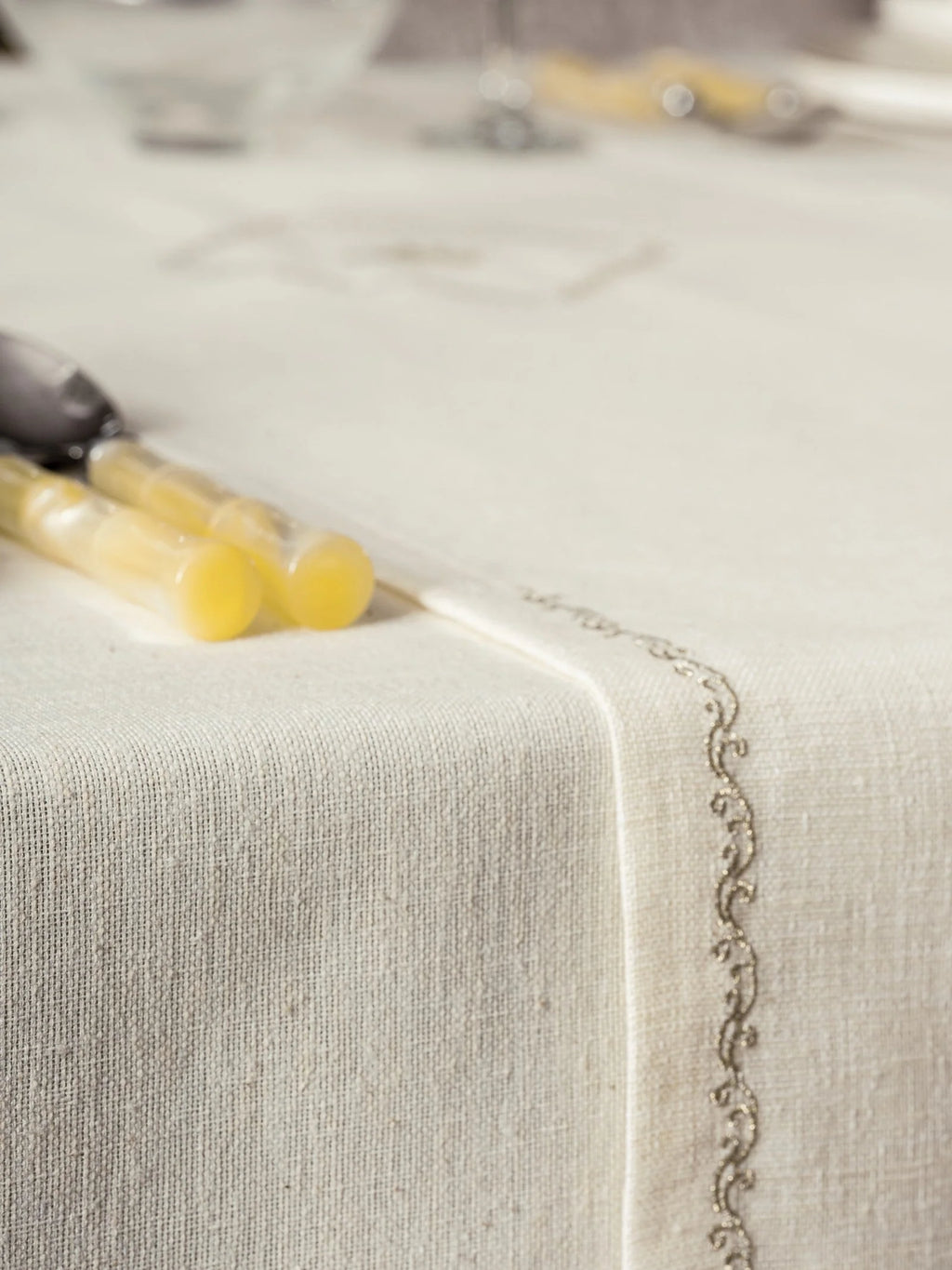 Ensemble Nappe et Serviettes de Table Linen - Pera