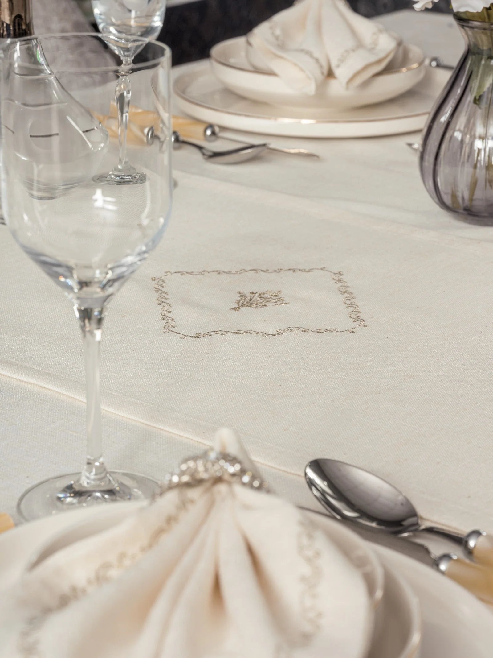 Ensemble Nappe et Serviettes de Table Linen - Pera