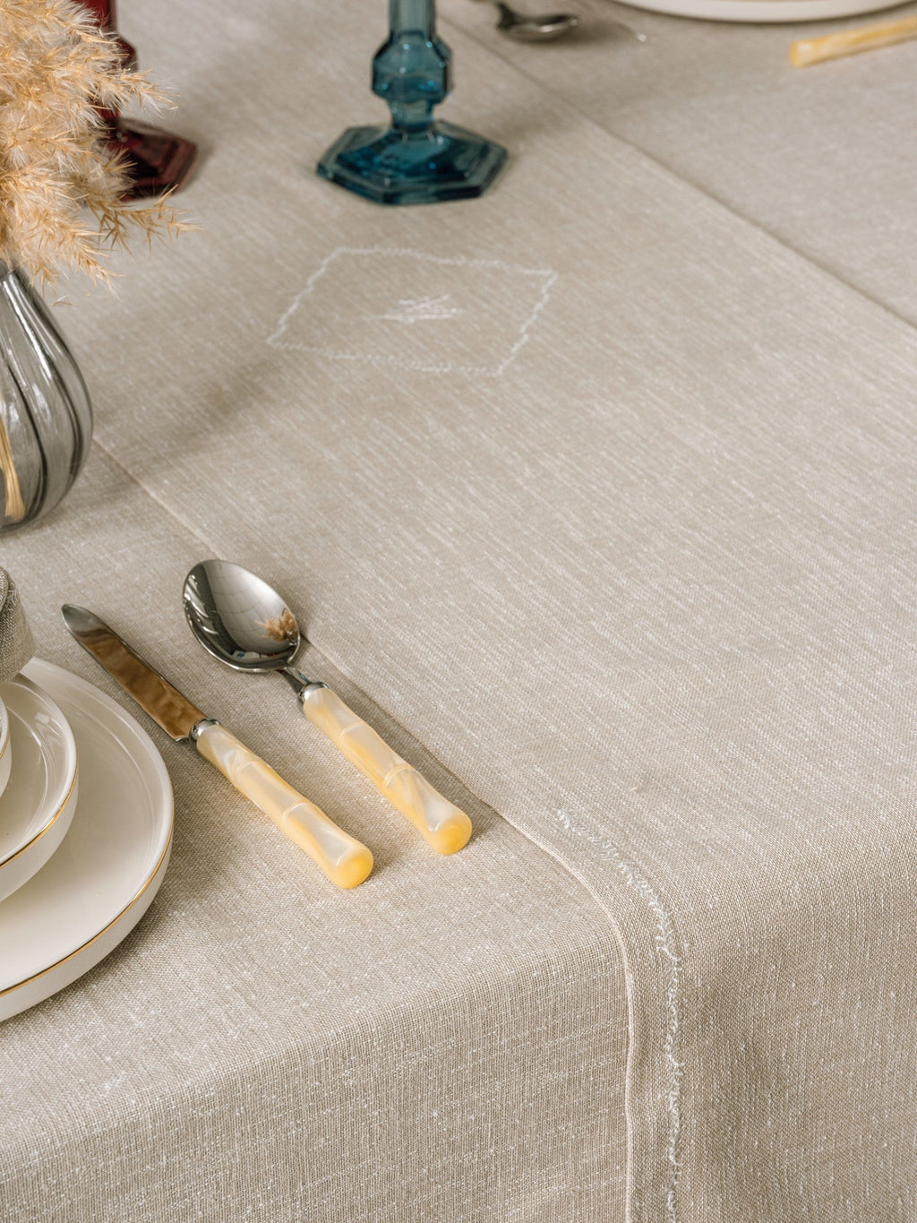 Ensemble Nappe et Serviettes de Table Linen - Pera