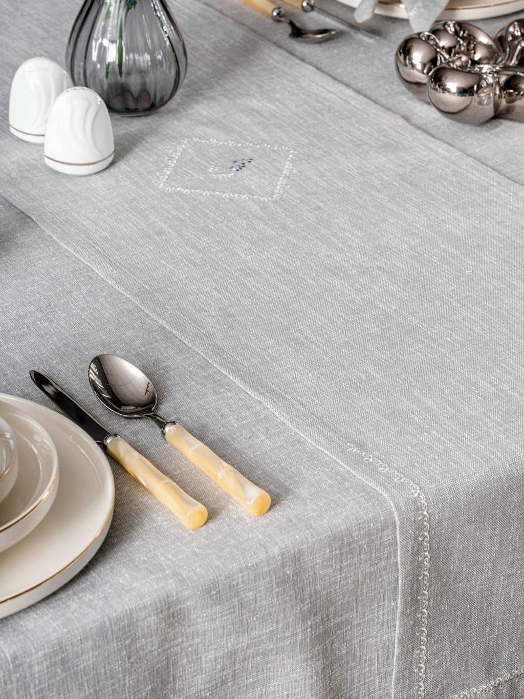 Ensemble Nappe et Serviettes de Table Linen - Pera