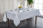Ensemble Nappe et Serviettes de Table Irina - Grey