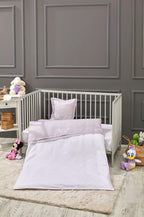 Coffret Housse de Couette Bébé King Bear - Light Brown