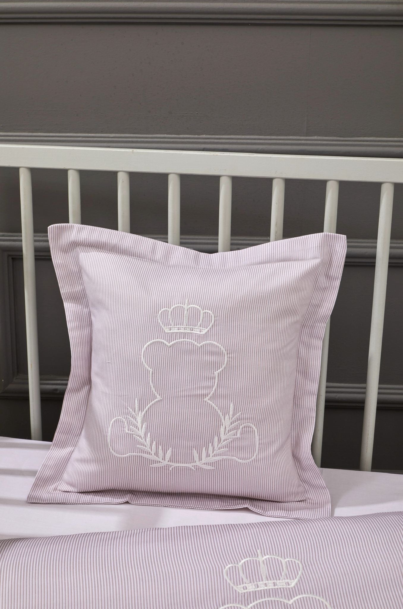 Coffret Housse de Couette Bébé King Bear - Light Brown
