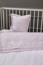 Coffret Housse de Couette Bébé King Bear - Light Brown