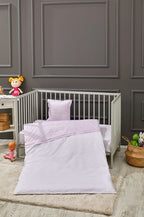 Coffret Housse de Couette Bébé Laurel Bow - Pink