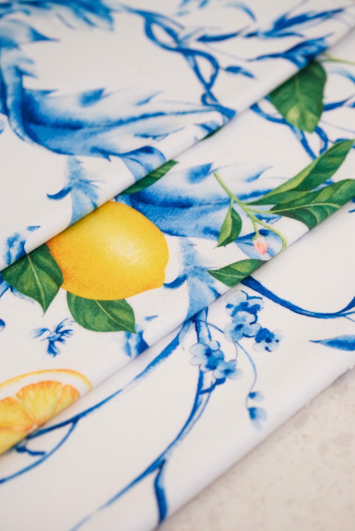 Lot de 3 Serviettes de Cuisine Nily - Lemon