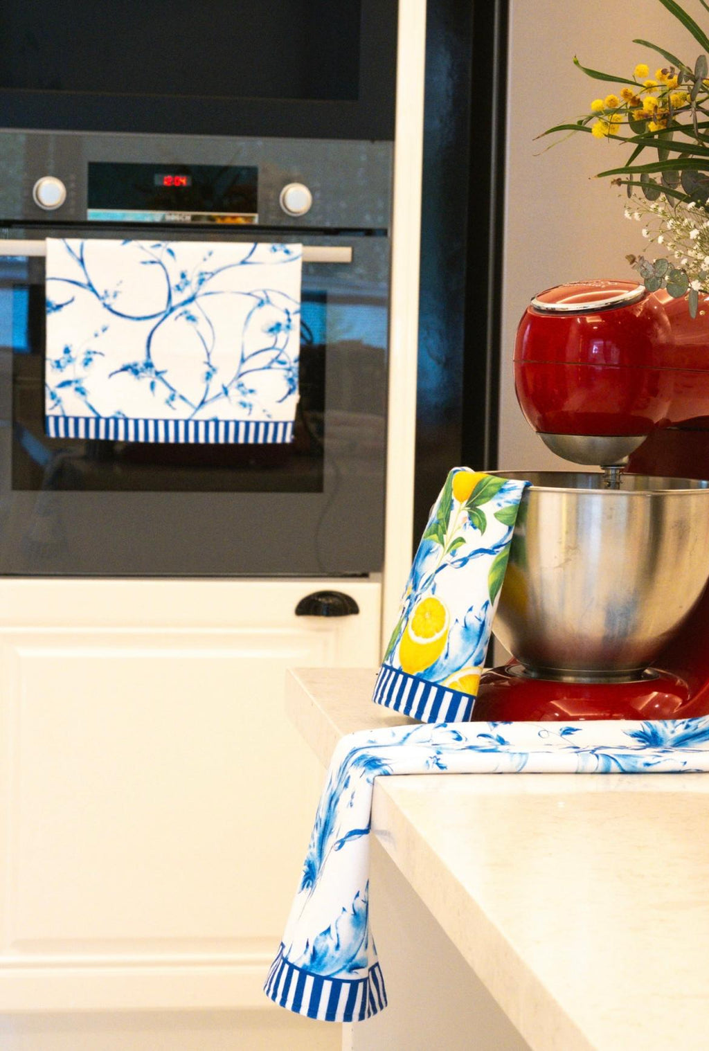 Lot de 3 Serviettes de Cuisine Nily - Lemon