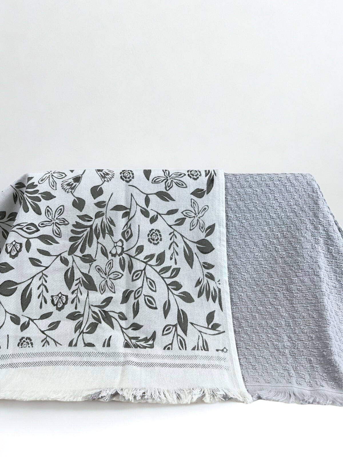 Lot de 2 torchon de cuisine - Leaves