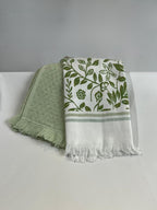 Lot de 2 torchon de cuisine - Leaves