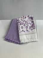 Lot de 2 torchon de cuisine - Leaves