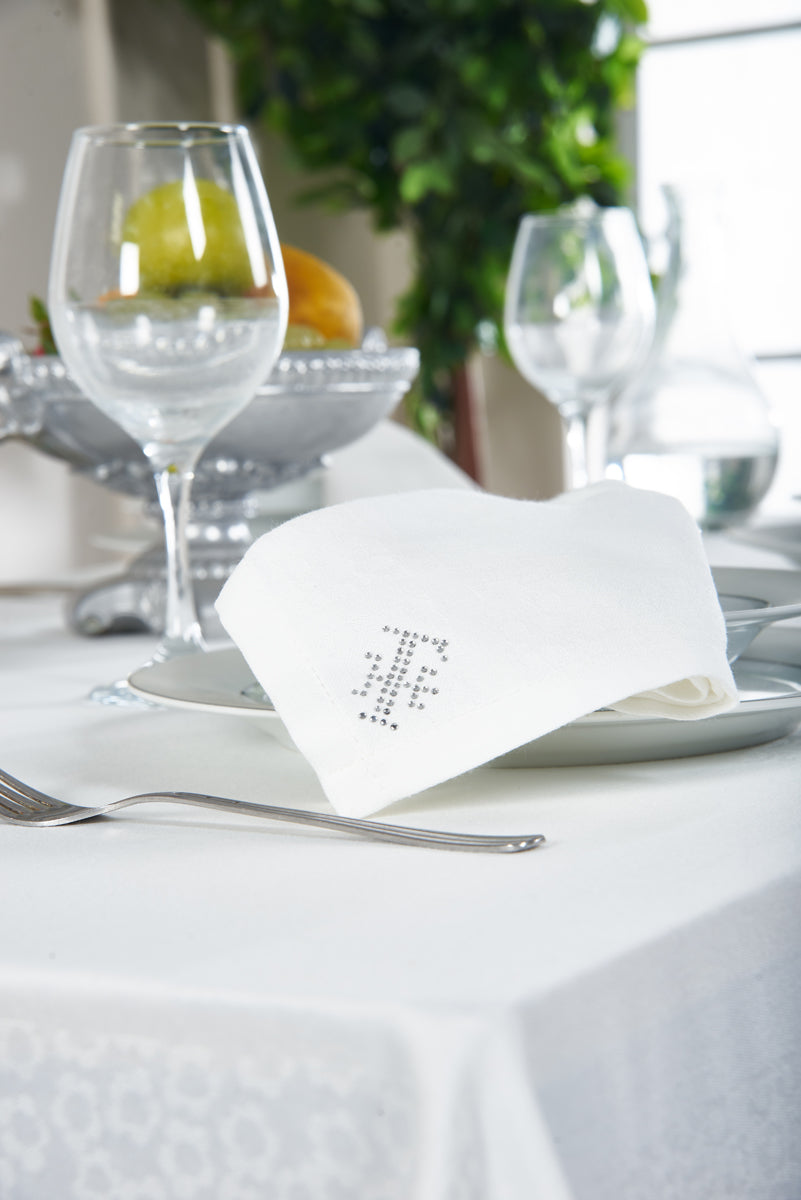 Ensemble Nappe et Serviettes de Table Milana - Cream